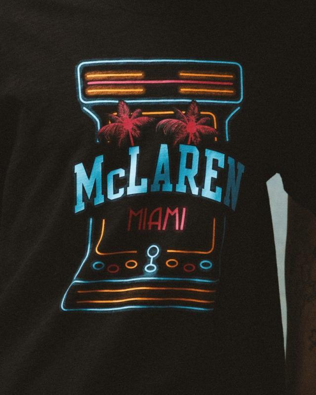 McLaren x Mitchell & Ness Miami GP Baseball Jersey