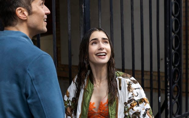 Lily Collins in "Emily In Paris" on Netflix <p>Netflix</p>