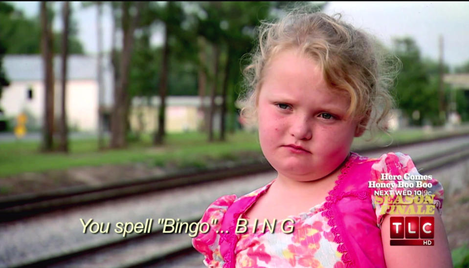 Escenas de la primera temporada de "Honey Boo Boo".El show "Here Comes Honey Boo Boo" es transmitido por TLC y sólo lleva diez episodios y ha sido todo un éxito.