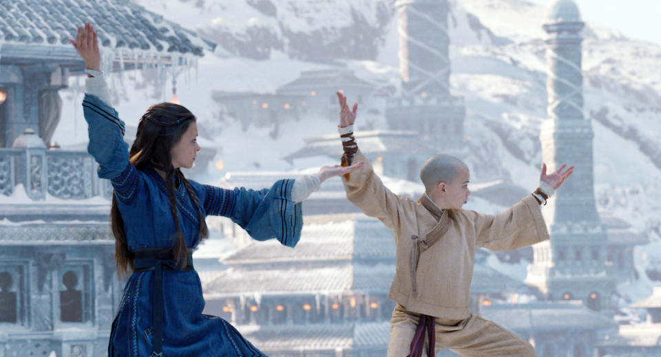 Screenshot from "The Last Airbender"