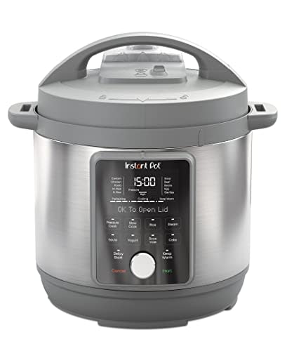 Instant Pot Duo Plus, 8-Quart Whisper Quiet 9-in-1 Electric Pressure Cooker, Slow Rice Cooker,…