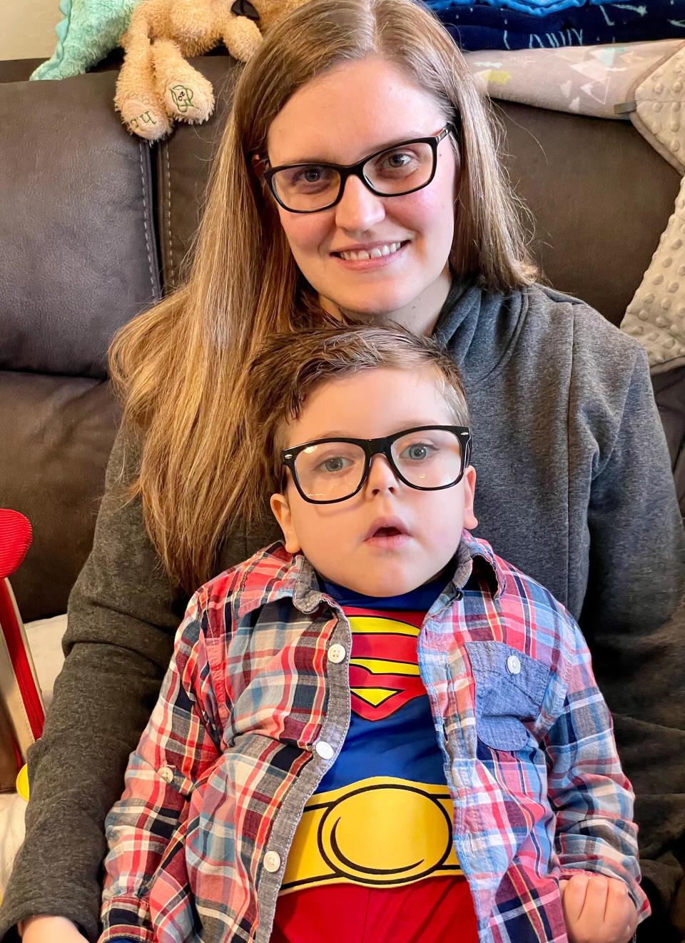 As a nurse and a mom, Nikki Monaco knew something was wrong when Emmett started regressing, so she kept pushing doctors for answers.  (Courtesy Monaco Family)