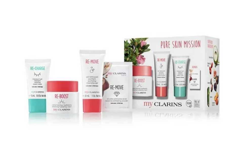 Set de regalo Pure Skin Mission de Clarins