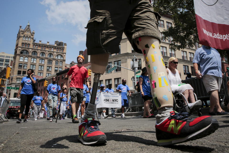 Die Disability Pride Parade 2015 in New York (Bild: Reuters/Eduardo Munoz)