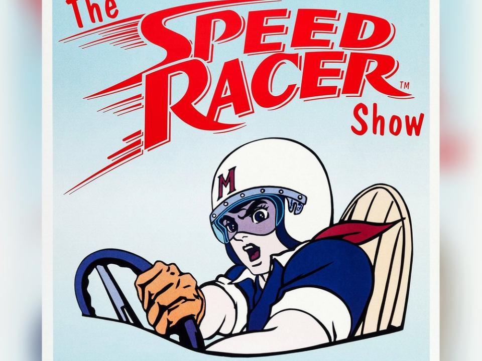 Plakat zur "Speed Racer"-Serie. (Bild: imago images/Everett Collection)