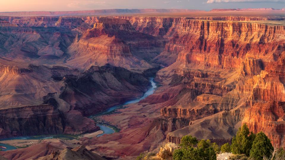 Sunset over Grand Canyon, USA