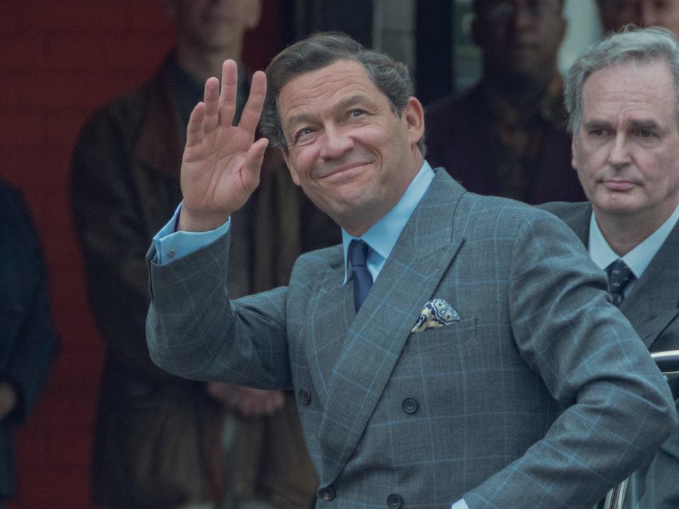 Dominic West as King Charles III in Netflix's "The Crown."