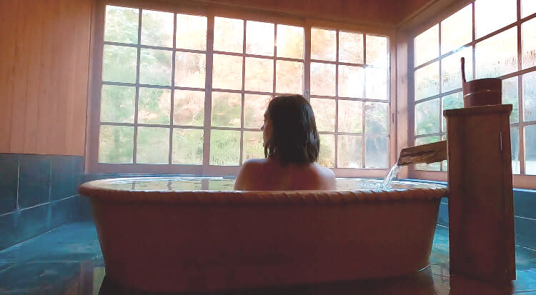 A pricier Ryokan will include a personal Onsen, which guests can enjoy in privacy. Photo: Supplied