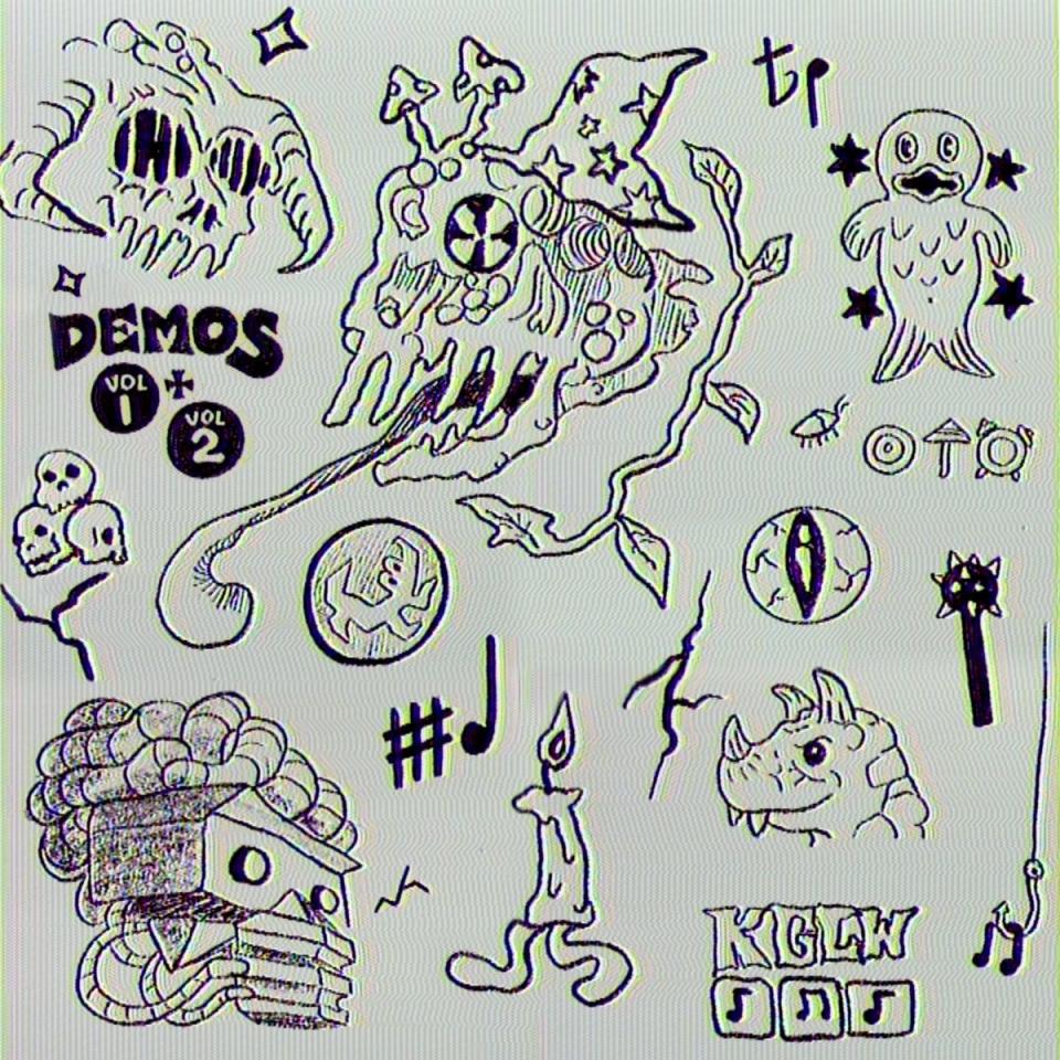 King Gizzard Demos Vol. 1 + Vol. 2 Artwork