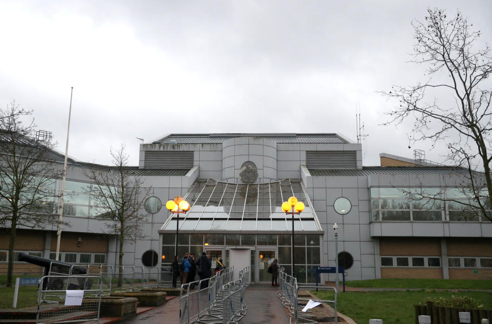 A general view shows Woolwich Crown Court, ahead of a hearing to decide whether Julian Assange should be extradited to the United States, in London, Britain February 24, 2020. REUTERS/Hannah Mckay