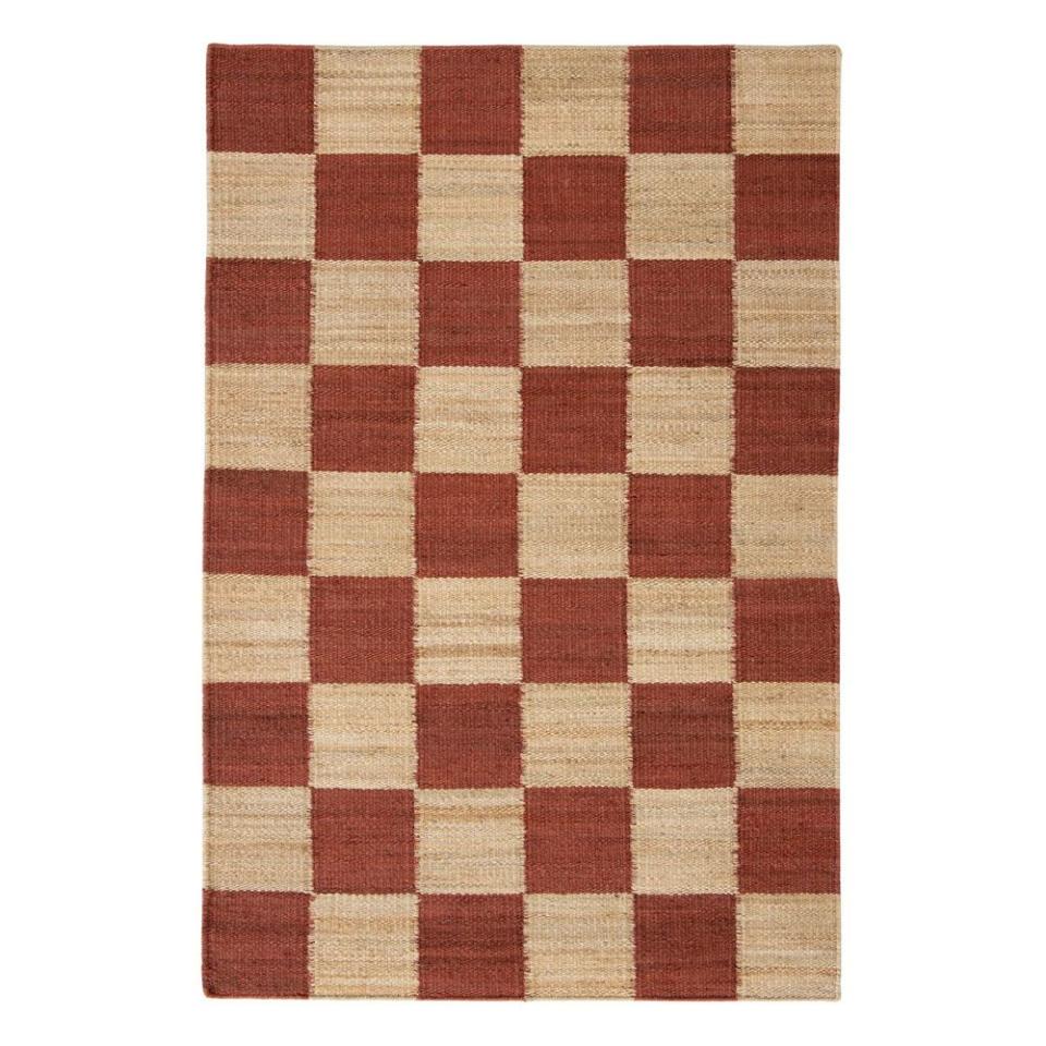 <p><a href="https://go.redirectingat.com?id=74968X1596630&url=https%3A%2F%2Fwww.revivalrugs.com%2Fcollections%2Fjute-rugs%2Fproducts%2Fjute-rug-checkered-hart%3Fvariant%3D40194681340003&sref=https%3A%2F%2Fwww.harpersbazaar.com%2Ffashion%2Ftrends%2Fg60502894%2Fbest-jute-rugs%2F" rel="nofollow noopener" target="_blank" data-ylk="slk:Shop Now;elm:context_link;itc:0;sec:content-canvas" class="link ">Shop Now</a></p><p>Checkered Hart Jute Rug</p><p>revivalrugs.com</p><p>$179.00</p>