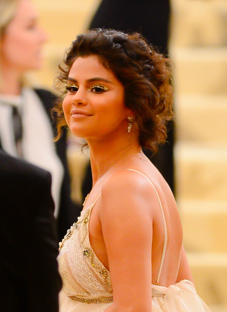 Selena Gomez attends the Heavenly Bodies: Fashion & The Catholic Imagination Costume Institute Gala