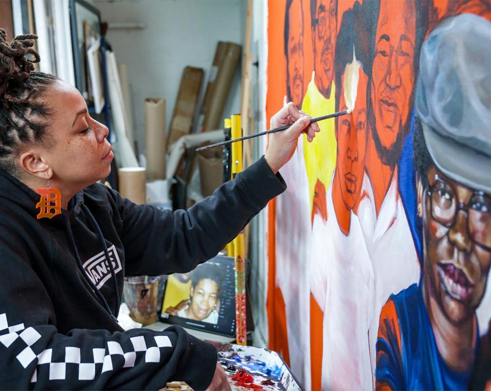 The documentary short “Sydney G. James: How We See Us” explores the work and process of visual artist Sydney G. James, whose murals and large-scale paintings amplify the status of Black women in society, address police brutality and celebrate the Black family and community.