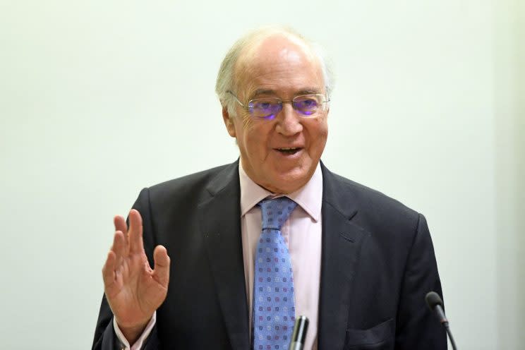 Michael Howard repeatedly compared the situation in Gibraltar to that of the Falkland Islands (PA Images)