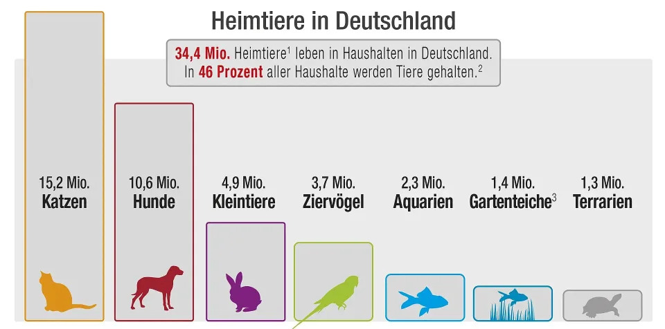 Infografik: Heimtiere in Deutschland I ZZF