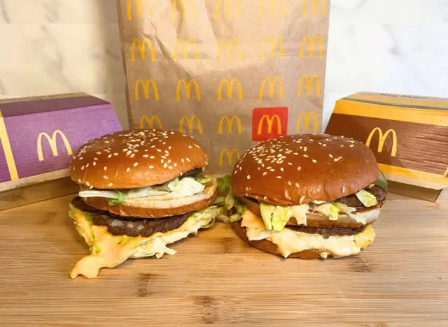 McDonald's Double Big Mac&Big Mac