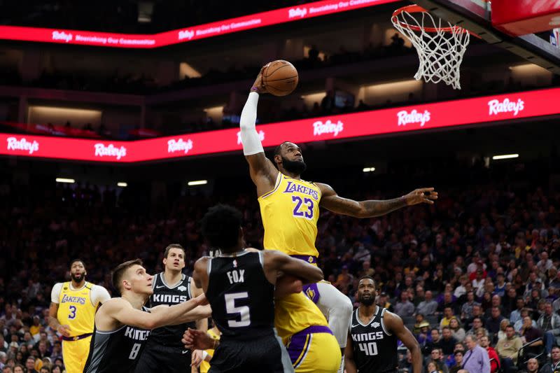 NBA: Los Angeles Lakers at Sacramento Kings