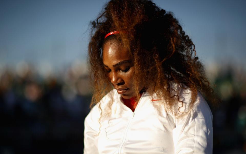 Serena Williams' mind was not on her match against Johanna Konta - Getty Images North America