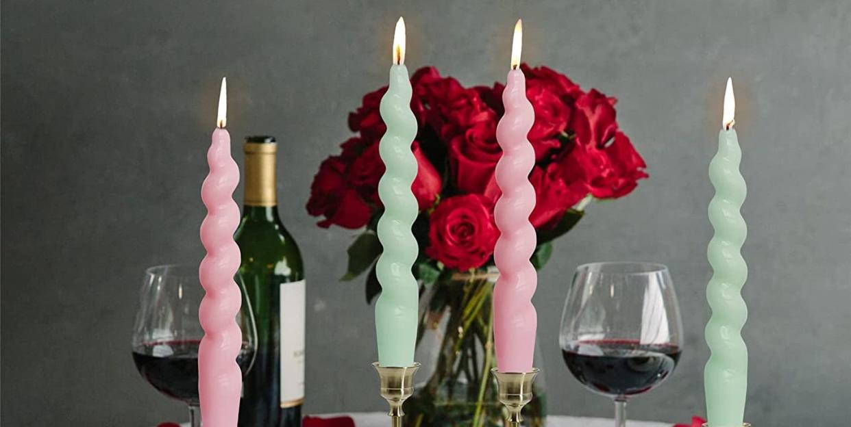 spiral taper candles