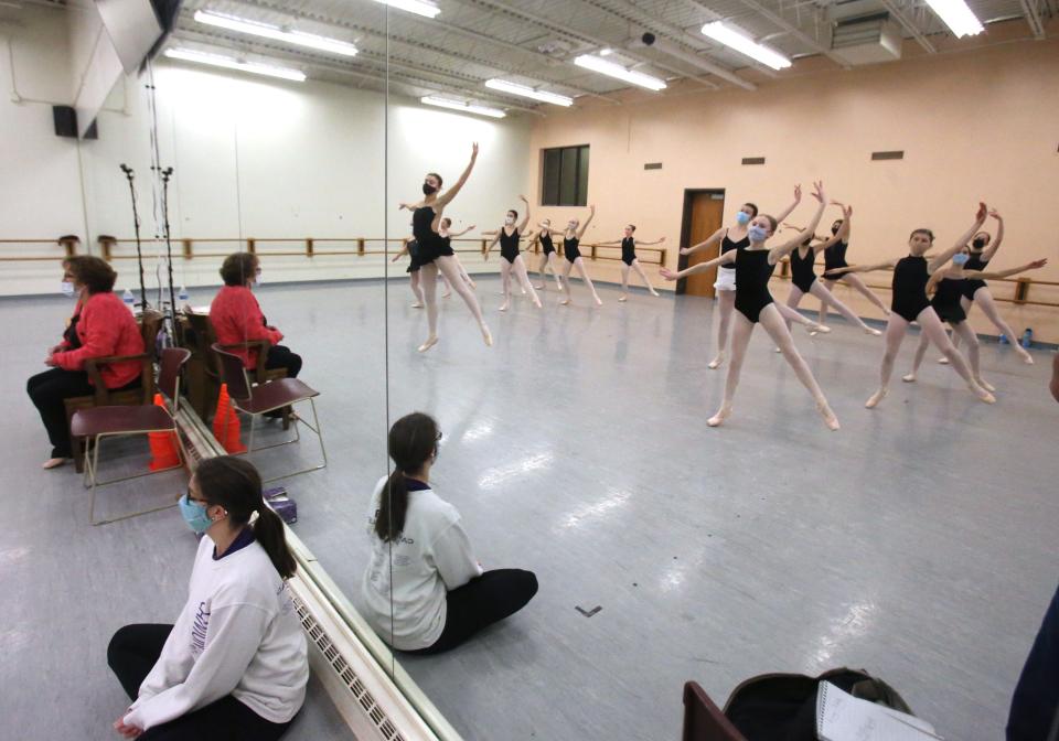 The Canton Ballet rehearses last week for upcoming performances of "The Nutcracker."