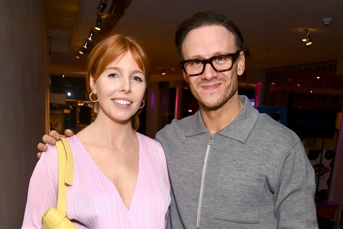 Pregnant Stacey Dooley has shared a tribute to Kevin Dooley on his 40th birthday from her and their unborn child  (Dave J Hogan/Getty Images)