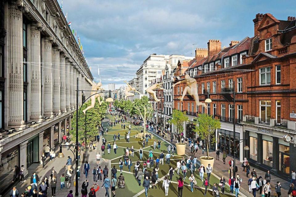 No traffic: the Mayor's Oxford Street plan