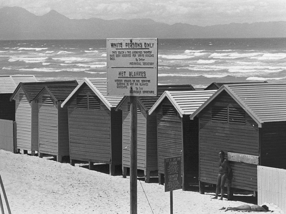 segregated beach