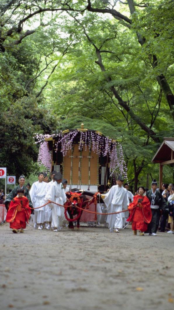 預先訂位可舒適賞葵祭，還有紀念符可收藏。(圖/京都市台灣推廣事務所 提供)