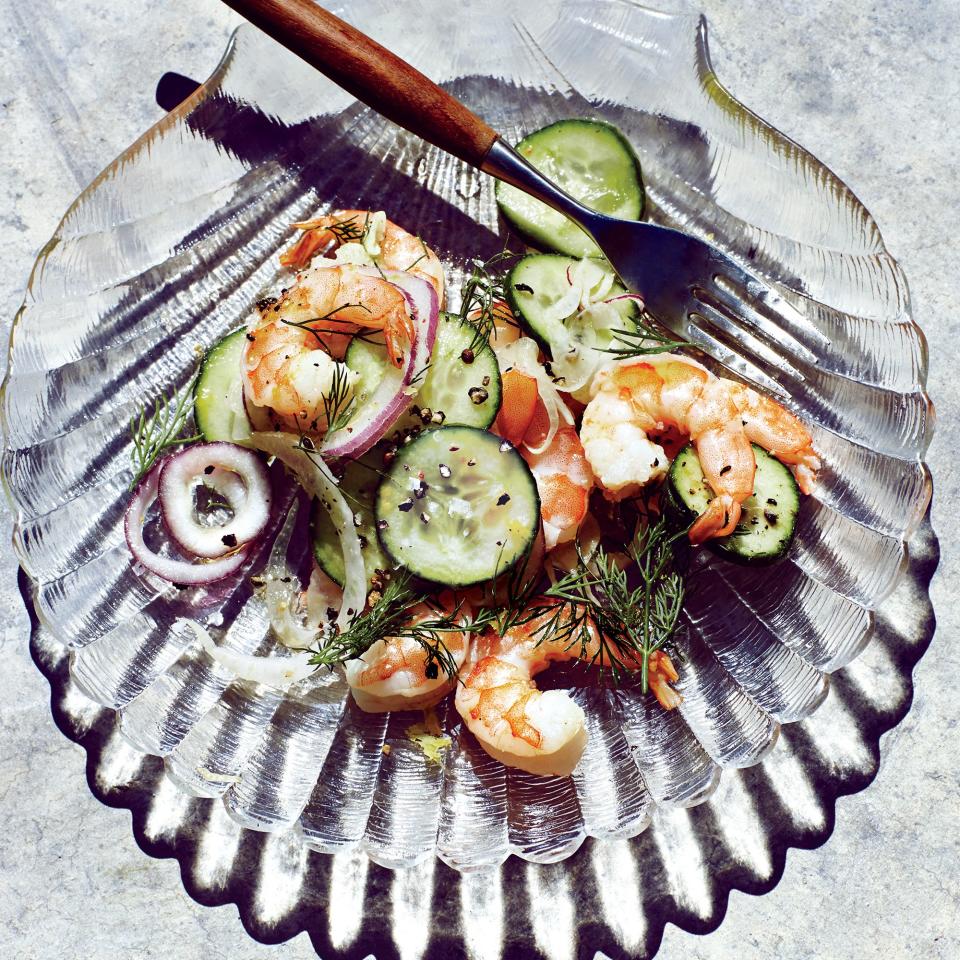 Shrimp Salad with Cucumber and Fennel