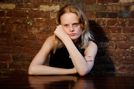 Model Hanne Gaby Odiele poses for a portrait in New York, U.S., February 7, 2017. REUTERS/Lucas Jackson