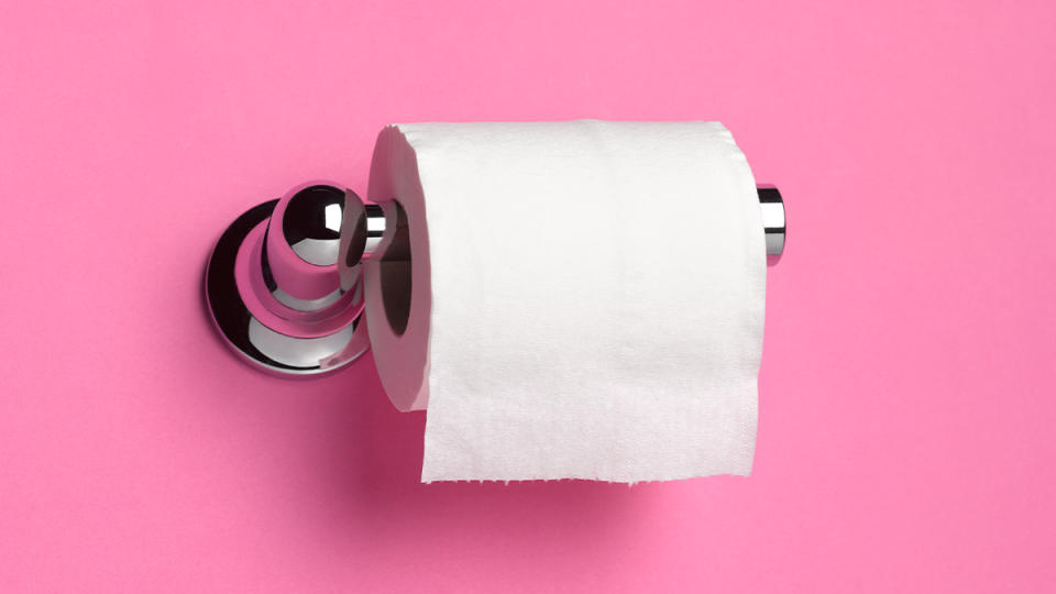 toilet paper roll in bathroom, how to make it smell good