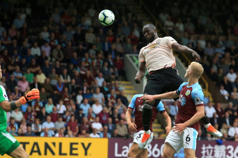 Romelu Lukaku got both goals for Manchester United at Turf Moor