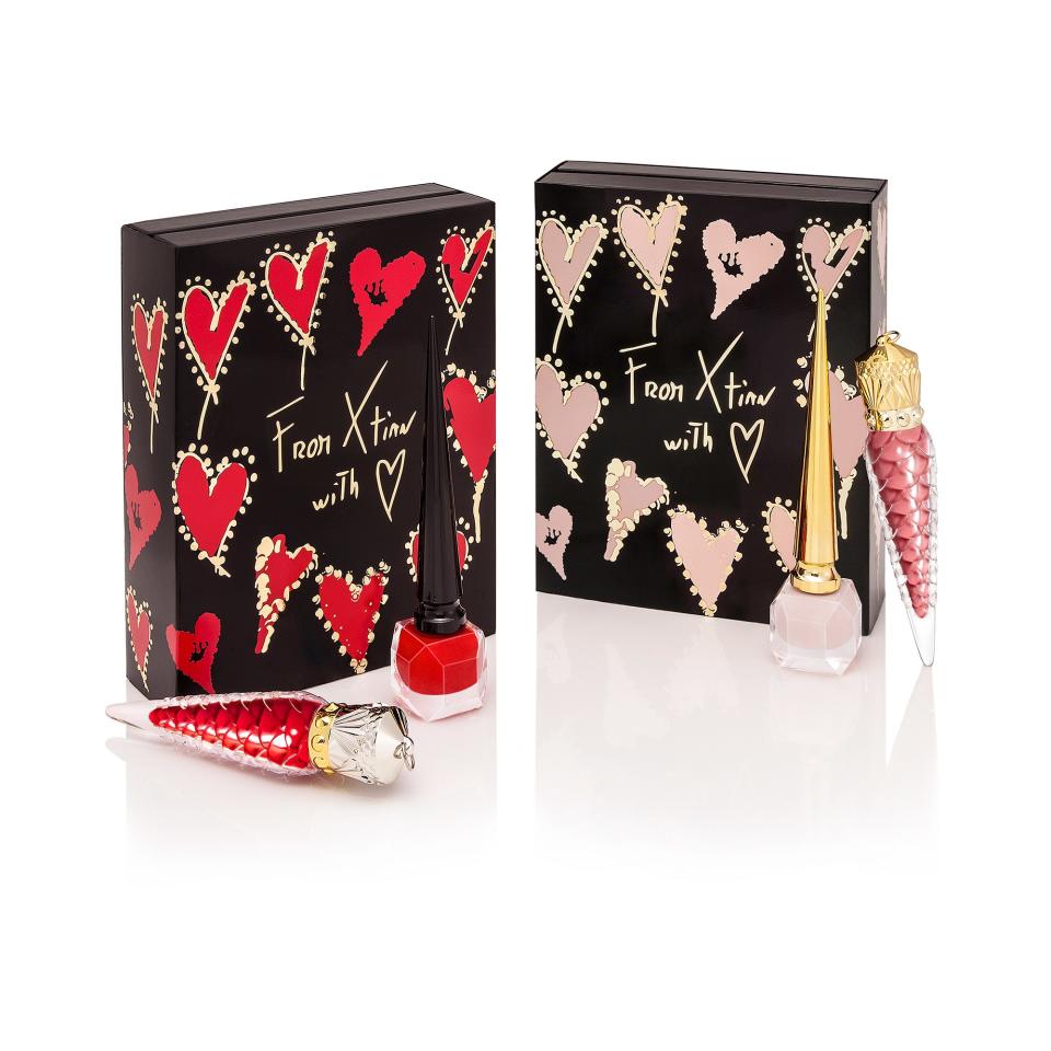 Loubivalentine Coffret Rouge Louboutin and Nude