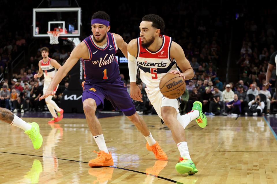 Would point guard Tyus Jones be a good fit with the Phoenix Suns? His name has come up as a possible trade target for the team.