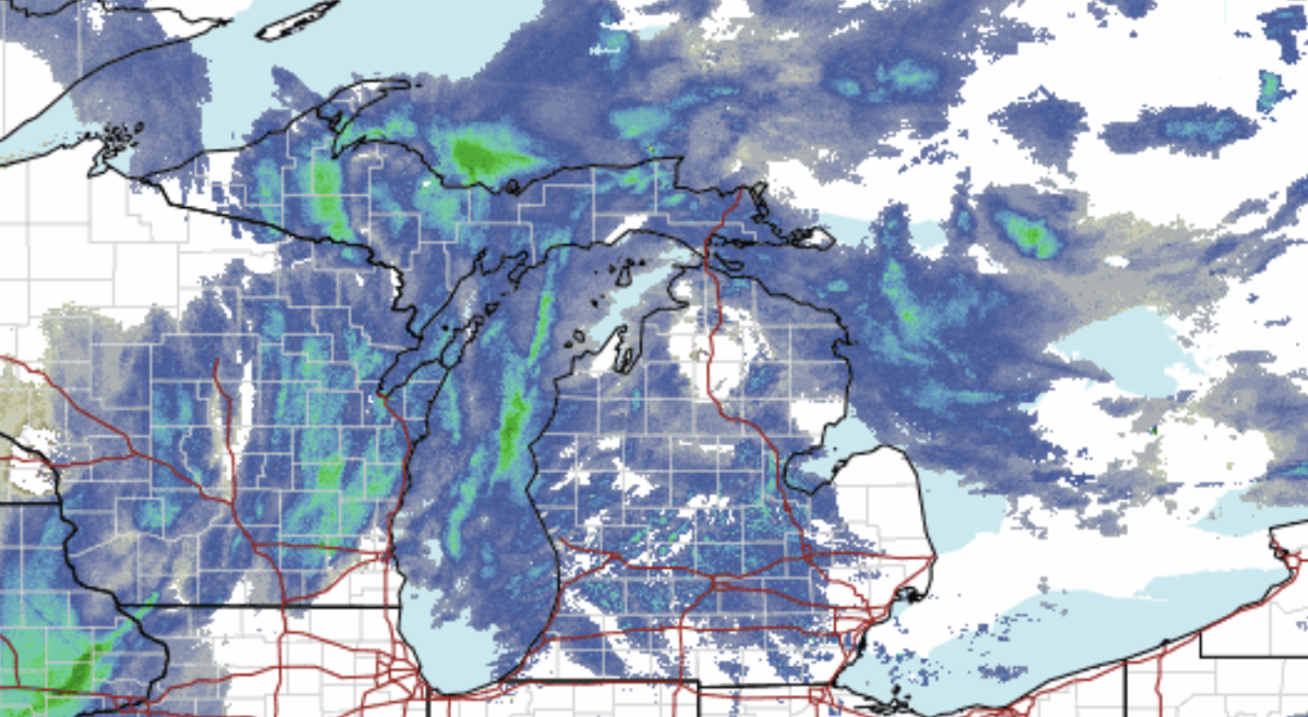 Michigan winter storm Live weather radar, traffic updates