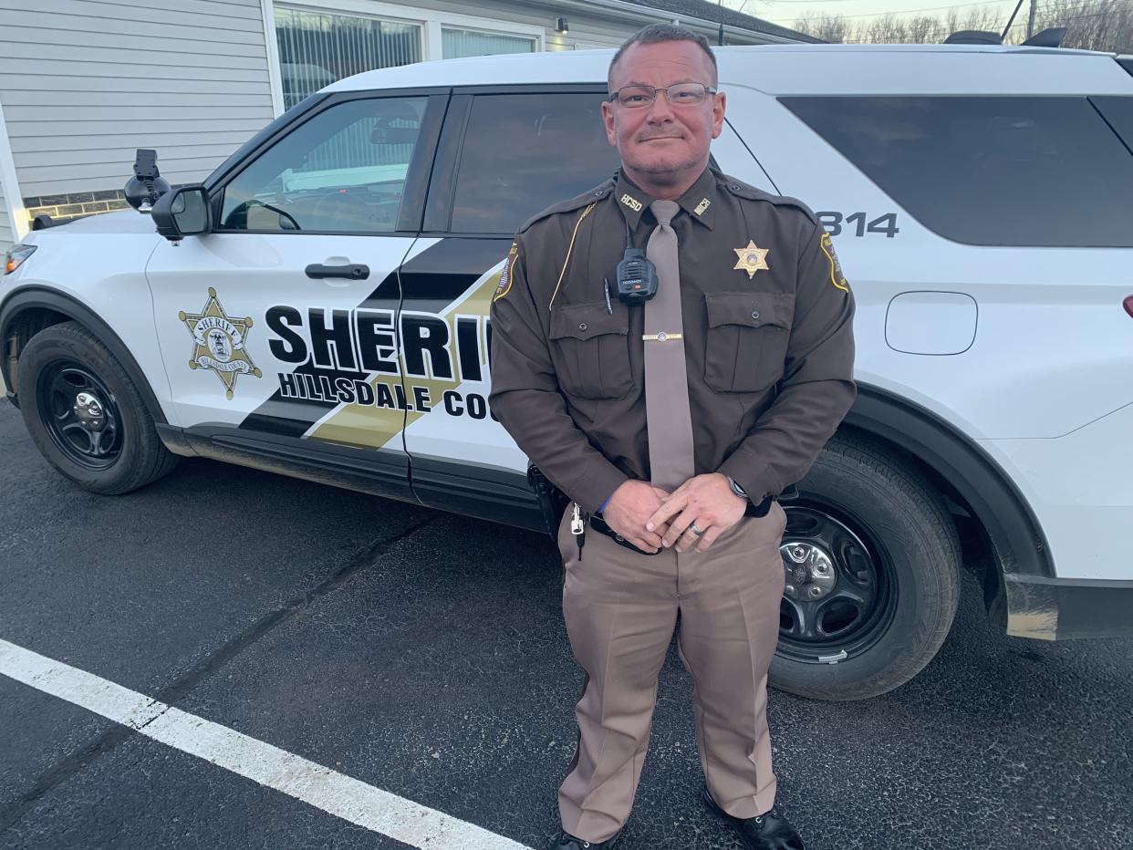 Former Hillsdale County Sheriff's Deputy Todd Barkley, along with the sheriff's office, Sheriff Scott Hodshire, and the county of Hillsdale, have been sued by the victim in a case that led Barkley to plead guilty to misconduct in office.