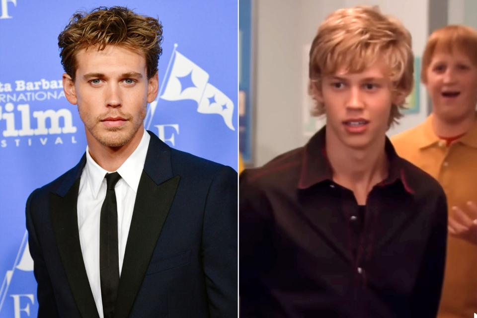 Austin Butler attends the Virtuosos Award presentation during the 2023 Santa Barbara International Film Festival at The Arlington Theatre on February 15, 2023 in Santa Barbara, California. ; Austin Butler in Zoey 101