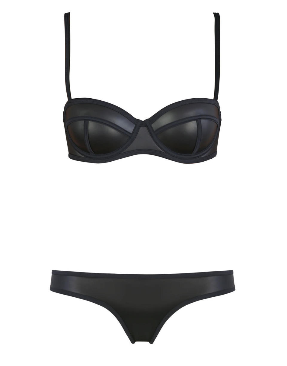 New York Noir Rubberized Bikini