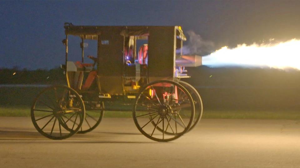 Turbine-Powered Amish Buggy Makes 60 MPH Feel Like Time Travel photo