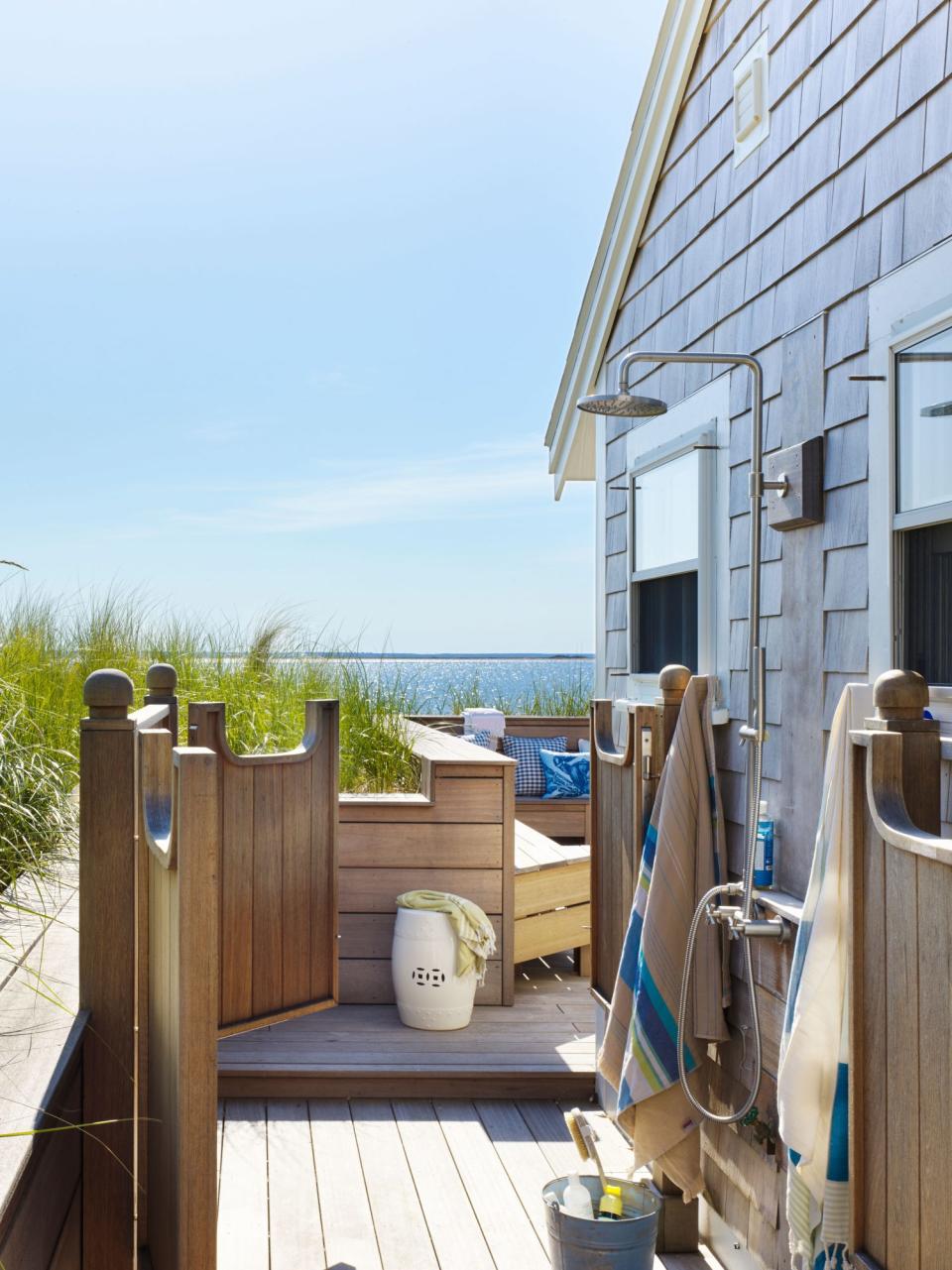 Ocean View Outdoor Shower