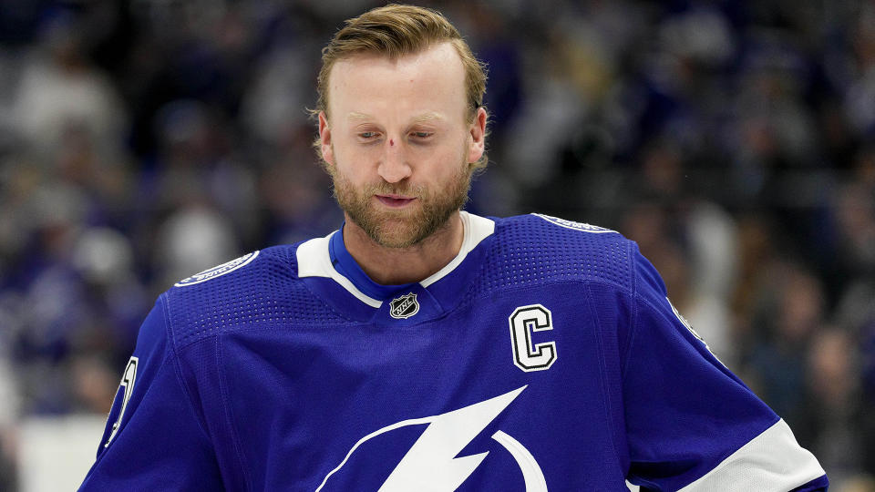 Lightning captain Steven Stamkos is hoping for a contract extension. (Photo by Andrew Bershaw/Icon Sportswire via Getty Images)