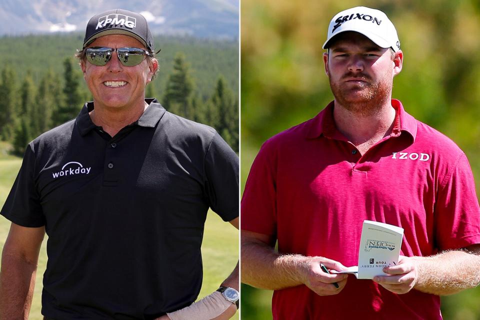 Phil Mickelson and Grayson Murray