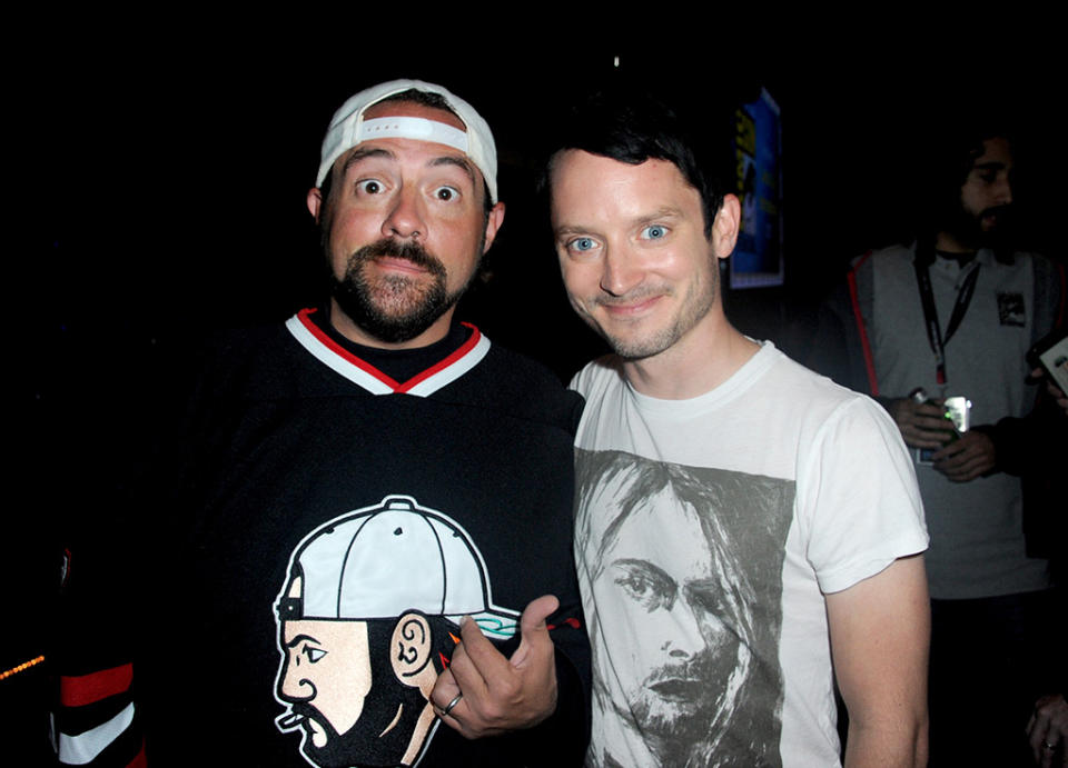 Kevin Smith and Elijah Wood