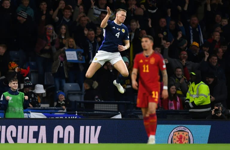 Scott McTominay's (left)scoring streak inspired Scotland's run to Euro 2024 (ANDY BUCHANAN)