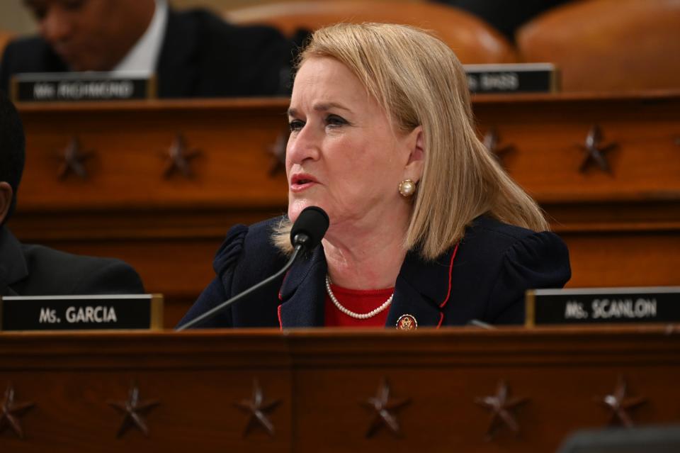 Texas Rep. Rep. Sylvia Garcia is a former municipal judge and one of the first Latinas to represent a Texas district.