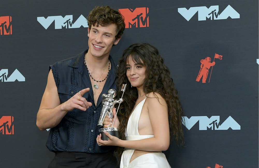 Shawn Mendes and Camila Cabello reunited at Coachella credit:Bang Showbiz