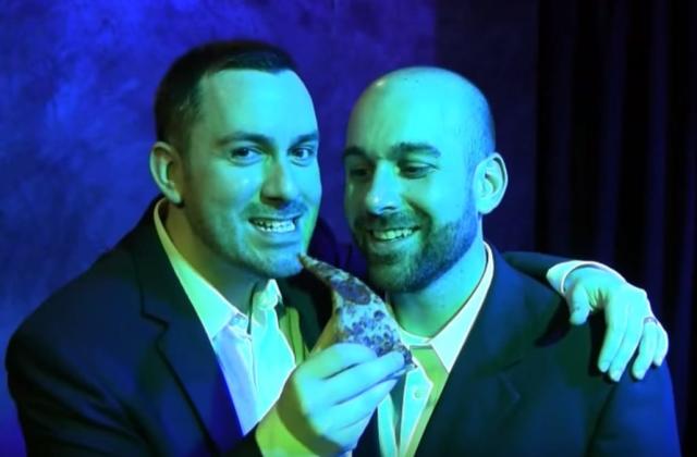 Watch Gay Couple Tricks Homophobic Pizza Joint Into Catering Wedding 