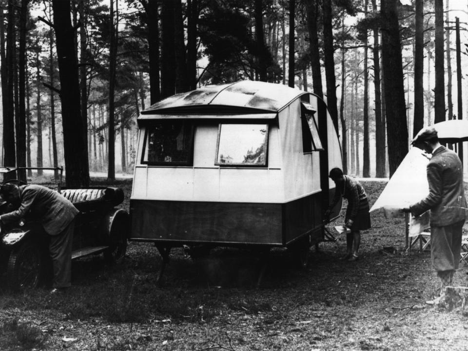 vintage camping 30s