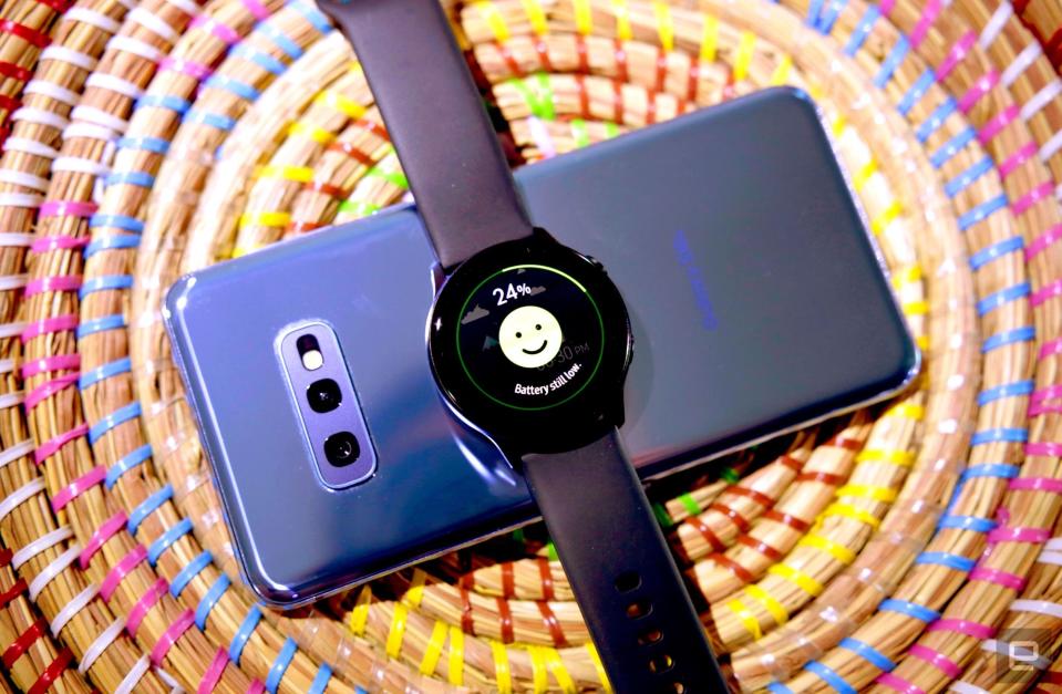 Samsung's Galaxy Watch Active is cute