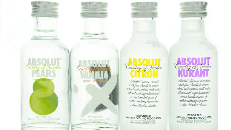 flavored absolut vodka